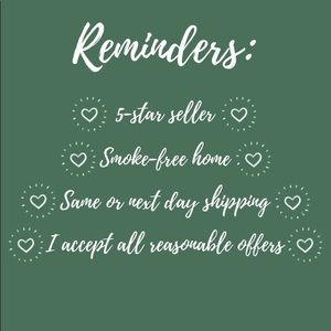 Reminders!
